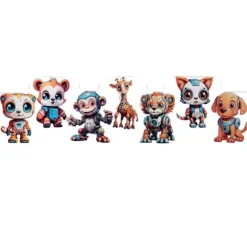 Banderole de 7 fanions - 3 m - Collection Happy Cop's