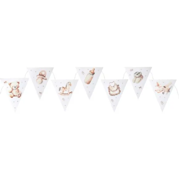 Banderole de 7 fanions - 3 m - Collection Little Teddy