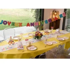 Banderole Joyeux Anniversaire - Anniversaire Ballons Multicolores