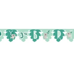 Bannière avec âge personnalisable - 3,2 M - Collection Koala