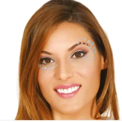 Bijoux adhésifs pour visage - Argent