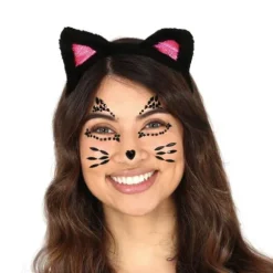 Bijoux adhésifs pour visage - Chat