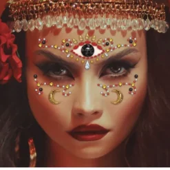 Bijoux adhésifs pour visage - Médium