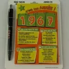 Bloc-notes et Stylo Année de naissance 1967