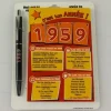Bloc-notes et Stylo Année de naissance 1959