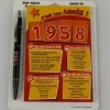 Bloc-notes et Stylo Année de naissance 1958