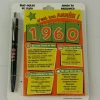 Bloc-notes et Stylo Année de naissance 1960