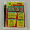 Bloc-notes et Stylo Année de naissance 1988