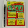 Bloc-notes et Stylo Année de naissance 1982