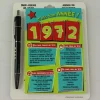 Bloc-notes et Stylo Année de naissance 1972