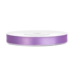 Bobine de ruban satiné - 6 mm x 25 m - Couleur au choix