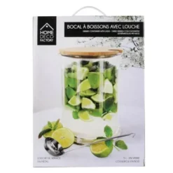 Bocal à boissons avec louche - 5 L