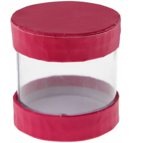 Boite à Dragées Ronde - Fuchsia