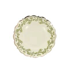 8 bols en carton - Diamètre 13,5 cm - Collection Botanica Verde