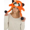 Bonnet de Raton-Laveur orange