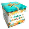 Boîte Cadeau Joyeux Anniversaire festif - Petit Modèle