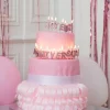 Boîte de bougies "Joyeux Anniversaire" - Rose Gold
