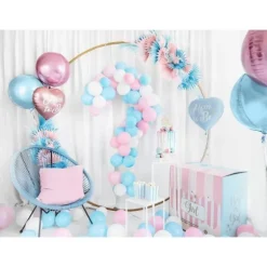 Boîte en carton XXL "Boy or Girl" pour l'envoi des ballons - 60 x 40 x 60 cm - Gender Reveal