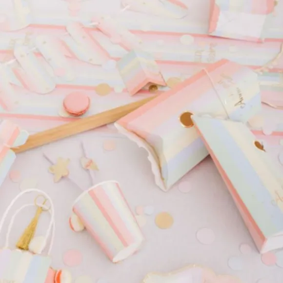 8 Boîtes surprises pour pêche à la ligne - Collection Mahault Pastel et Or