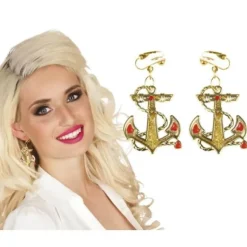 Boucles d'Oreilles - Ancre Marine