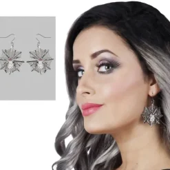 Boucles d'Oreilles Araignées avec Strass