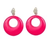 Boucles d'oreilles fluo - Couleur au choix