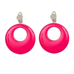 Boucles d'oreilles fluo - Couleur au choix
