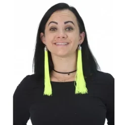 Boucles d'Oreilles Franges - Jaune