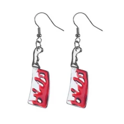 Boucles d'Oreilles - Haches Ensanglantées