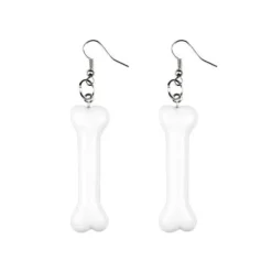 Boucles d'Oreilles Os Femme des Cavernes