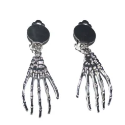 Boucles d'Oreilles Squelette - Argent