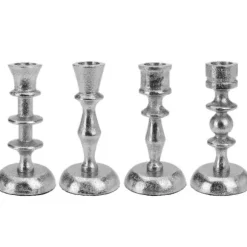 Bougeoir en argent - 13 cm - Modèle Aléatoire