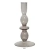 Bougeoir en verre - 18 cm - Couleur au choix