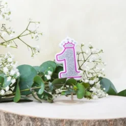 Bougie d'Anniversaire Chiffre 1 « Princesse »