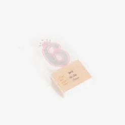 Bougie d'Anniversaire Chiffre 6 « Princesse »