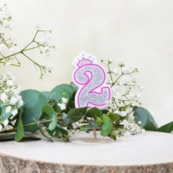 Bougie d'Anniversaire Chiffre 9 - Divers Coloris