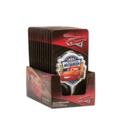 Bougie d'anniversaire 2D - Cars - 7,5 cm