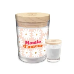 Bougie en verre 