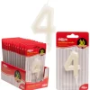 Bougie Fluorescente Chiffre 4