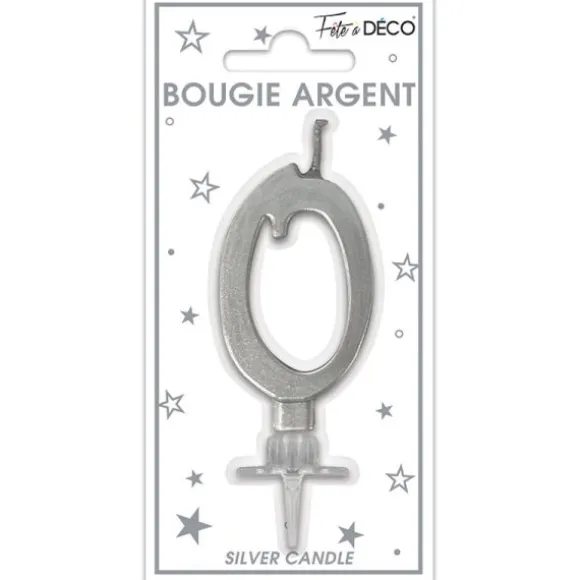 Bougie géante multicolore pour anniversaire - 11 cm - Chiffre au choix