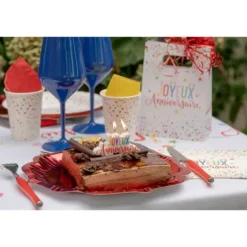 Bougie "Joyeux Anniversaire" - Collection Anni' Festy