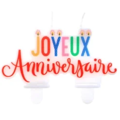 Bougie "Joyeux Anniversaire" - Collection Anni' Festy