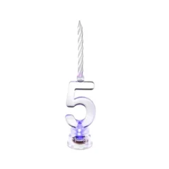 Bougie Led Chiffre 5