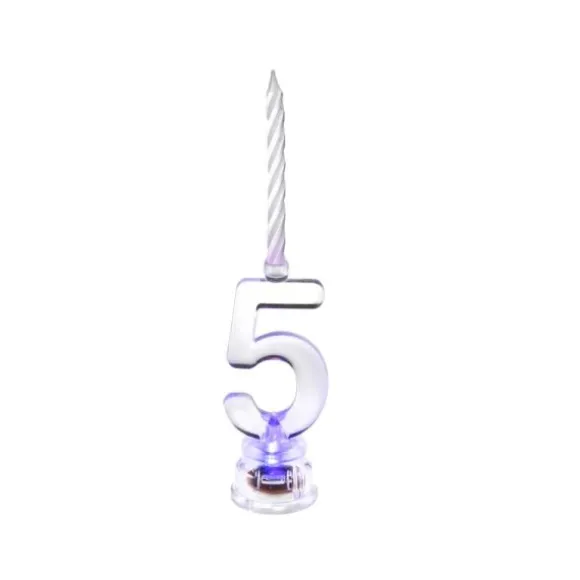 Bougie Led Chiffre 5
