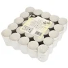 100 Bougies Chauffe-Plats - Blanc