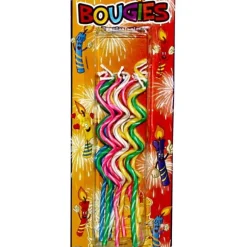 Bougies d'anniversaire en spirales