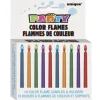 10 Bougies à flamme avec support