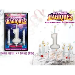 Bougies magiques – Chiffre 1