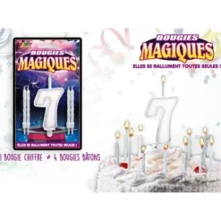 Bougies magiques – Chiffre 7