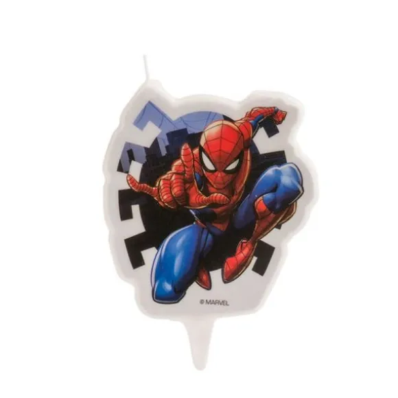 Bougie Spiderman 2D - 7,5 cm